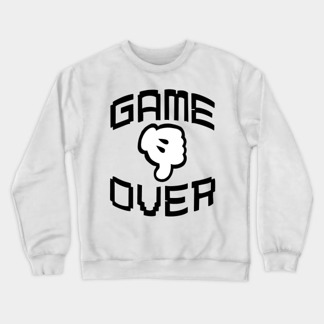 GAME OVER Crewneck Sweatshirt by RetroRobosan